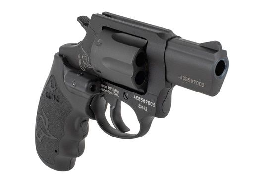 Taurus 856 Ultra Lite 38 Special 6 Round Revolver has black laser grips